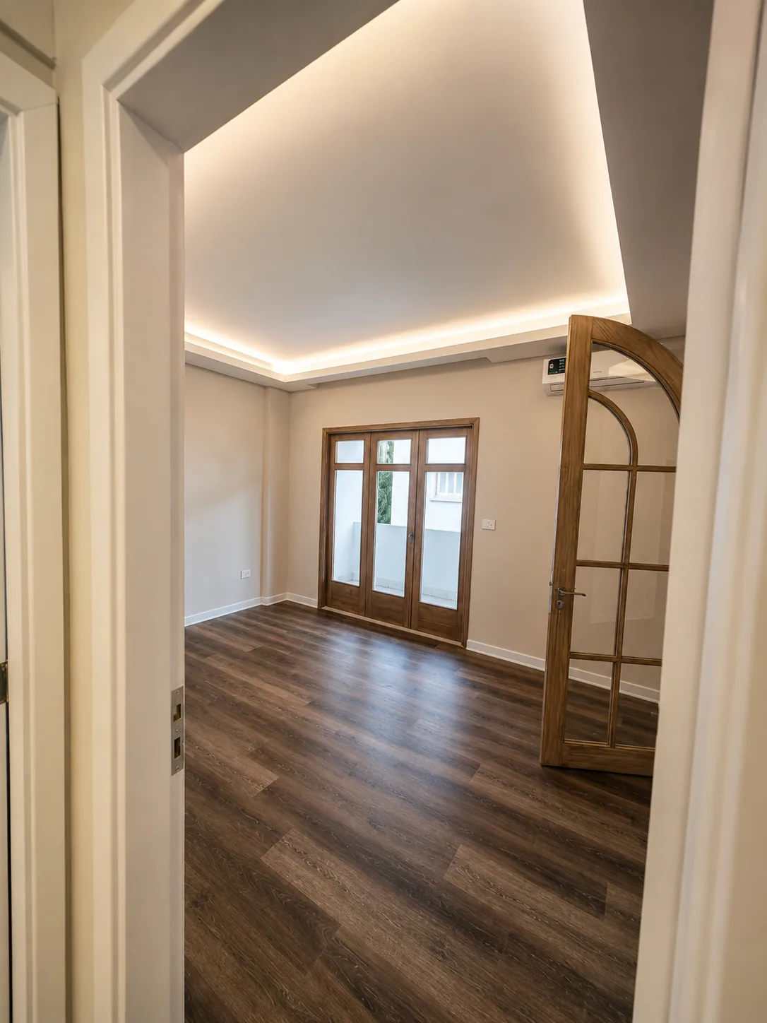 Cove-Lit Arched Door Bedroom — bedrooms renovation in ELYSSAR by K.Renovation